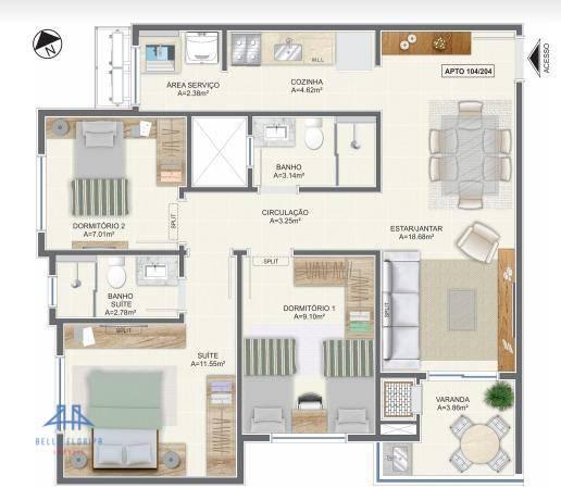 Apartamento residencial à venda, campeche, florianópolis. - Foto 6