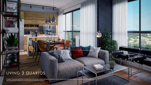 Apartamento com 3 dormitórios à venda, 73 m² por R$ 539.000 - Ecoville - Curitiba/PR - Foto 2