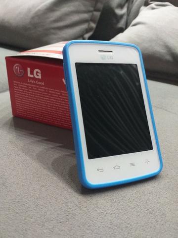Smartphone LG L30 Sporty Dual Chip - Cor Branco/Azul