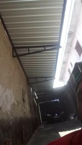 Toldo telhado em Policarbonato ferro sanduicterícia Grades estrutura de ferro em geral