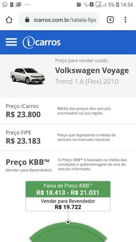 Voyage Trend 1.6 2010 8v flex