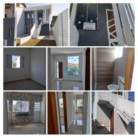Casas sobrepostas, entradas individuais e quintal individual no vitória vale - Foto 15
