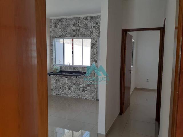 Casas sobrepostas, entradas individuais e quintal individual no vitória vale - Foto 18