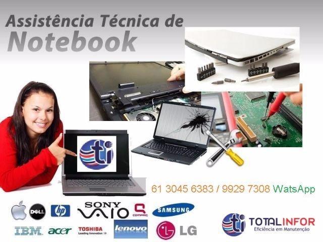 Problemas seu Notebook? Acer Asus Dell Lenovo Hp Apple - Serv 6 Meses Garantia - Foto 4