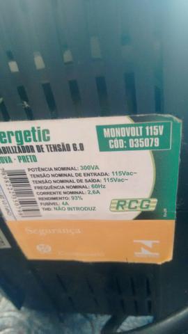 Estabilizador tensão energetic lll RCG $ 28,00 - Foto 2