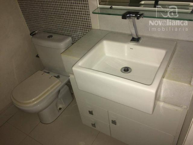 Apartamento com 3 quartos para alugar, 85 m² por R$ 1.500/mês - Itapuã - Vila Velha/ES - Foto 13