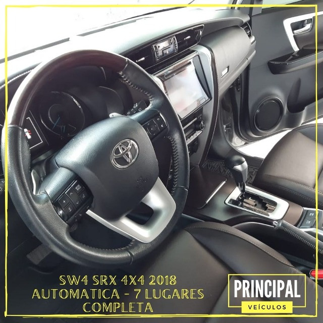 Toyota Hilux SW4 Srx 2018 Completo - Garantia de Fabrica - Foto 8