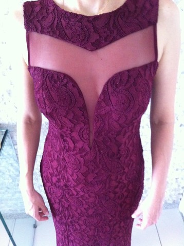 Vestido longo, vinho, formatura - Foto 2