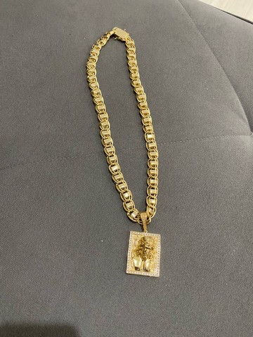 Corrente banhado a ouro 18k dubai - Foto 3