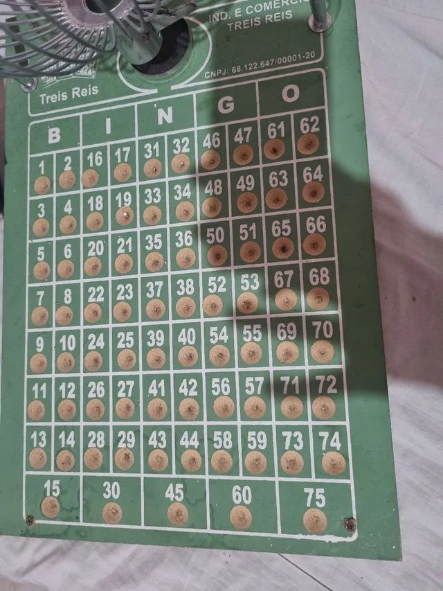 JOGO BINGO 647