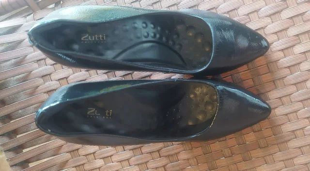 Sapato Verniz Preto  Zutti