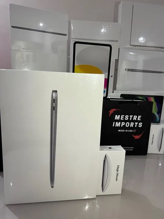 MACBOOK AIR M1 | 8 DE RAM | 256 GB | 13POL | CINZA NOVO LACRADO (ENTREGA GRÁTIS EM BH )  - Foto 2