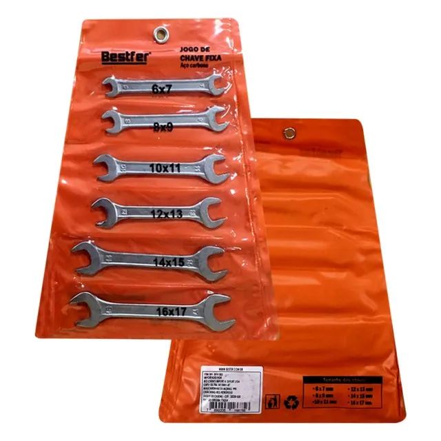 Jg De Chave Fixa Ac 6pçs Bestfer Bfh1503 1