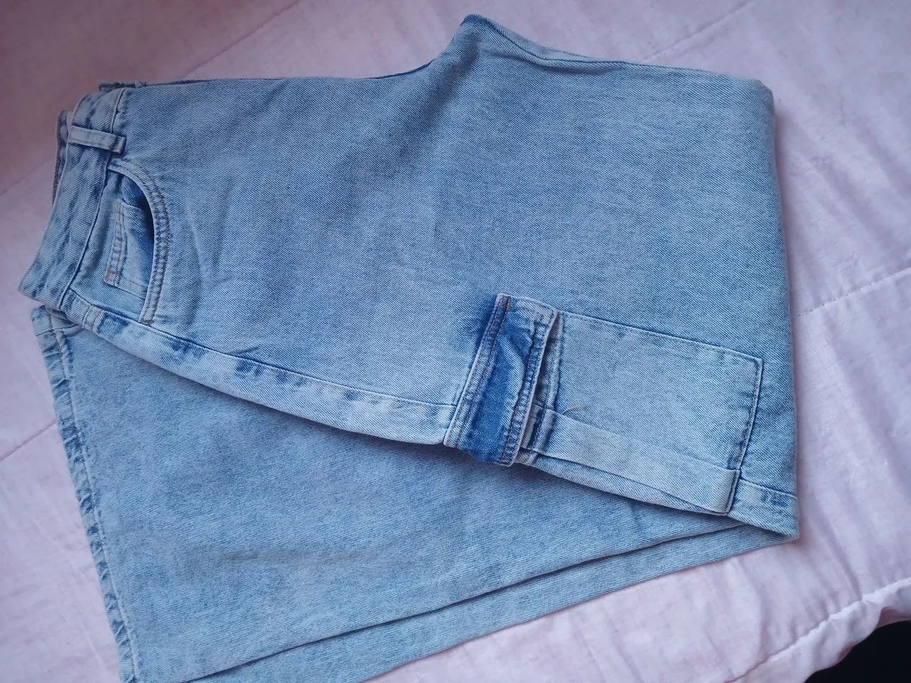 Calça wide leg cargo - Foto 5