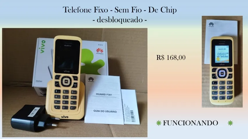 Telefone de chip, sem fio