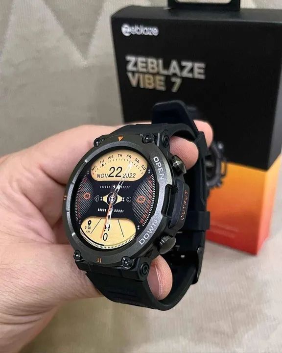 Smartwatch Zeblaze Vibe 8/Certificação Militar IP69 á prova de água/Tela Amoled Ultra HD - Foto 2