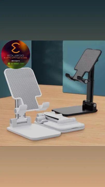 Suporte para celular ergonômico dobrável de mesa 