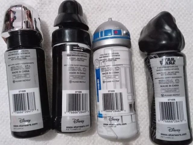 Bubbles Star Wars (Colecionadores) - Captain Phasma Head, Darth Vader, R2D2, Kylo Ren - Foto 5