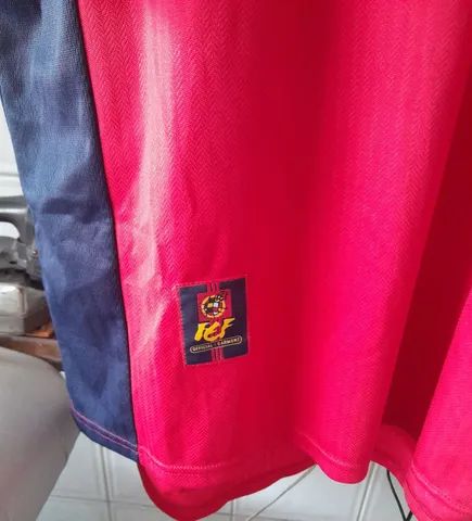 CAMISA SELECAO ESPANHA ADIDAS COPA 1998 FRANCA FRETE GRATIS - Foto 2