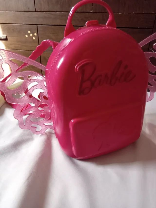 MENOR VALOR!!! Conjunto Bolsa+Sandália Barbie n.26/27 - Foto 2