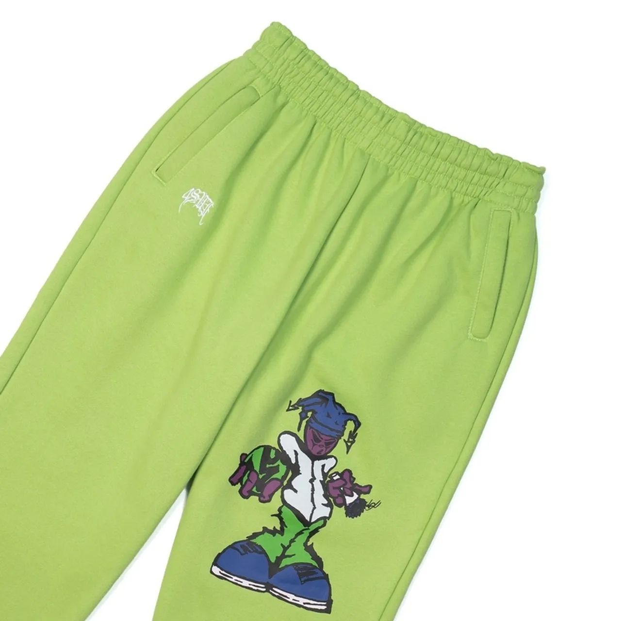 Calça Moletom Sufgang Joker $ Verde Limão Original - Foto 3