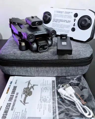 DRONE COM SENSOR DE OBSTÁCULOS, AJUSTE ELÉTRICO DA CÂMERA, MOTORES BRUSHLEERS, NOVO! - Foto 4