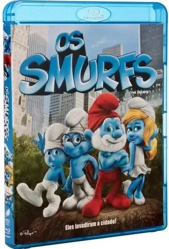 Blu-ray Os Smurfs Eles Invadiram A Cidade - 3d