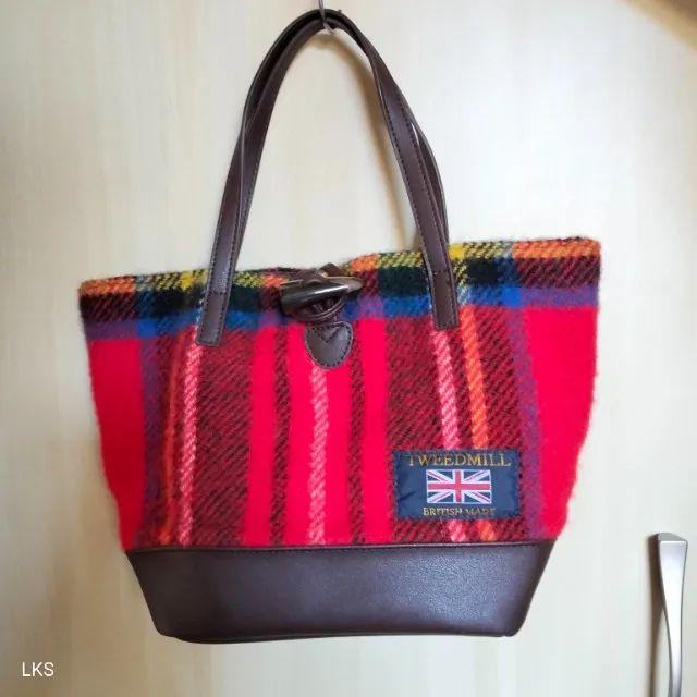 Bolsa Harris Tweed Xadrez (nova) - Foto 2