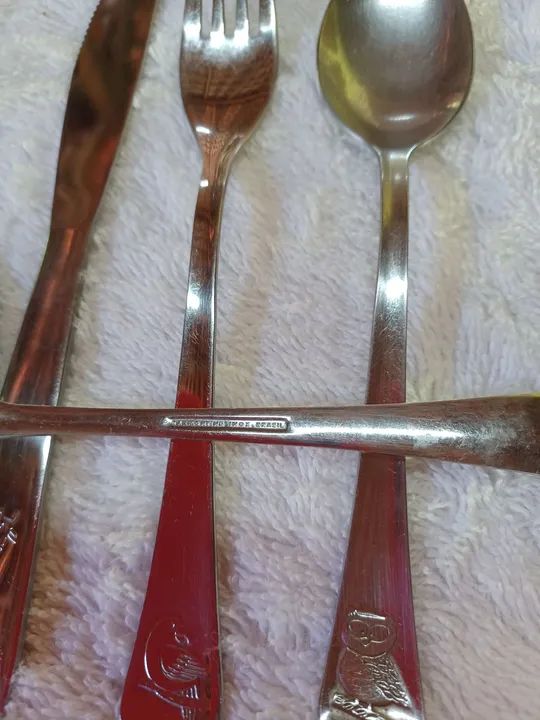 Talheres infantis com desenhos - Foto 4