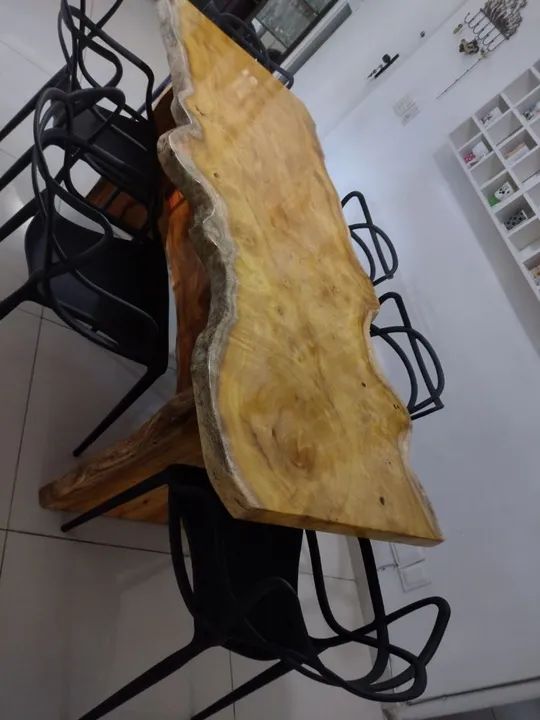 Mesa 100% orgânica madeira maciça  - Foto 5