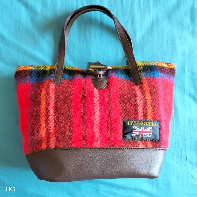 Bolsa Harris Tweed Xadrez (nova)