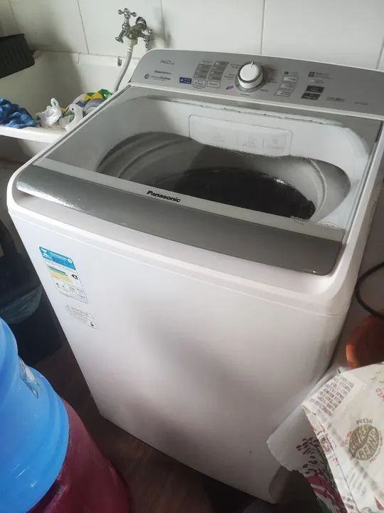 Máquina de Lavar Roupa Panasonic 14kg - Usada - Foto 2