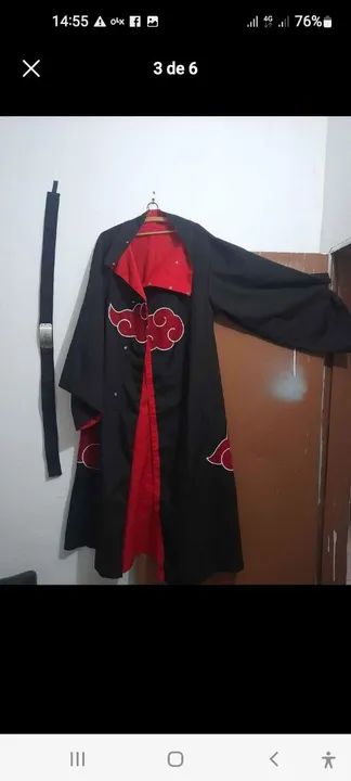 Uma manta do Akatsuki  novinha - Foto 2