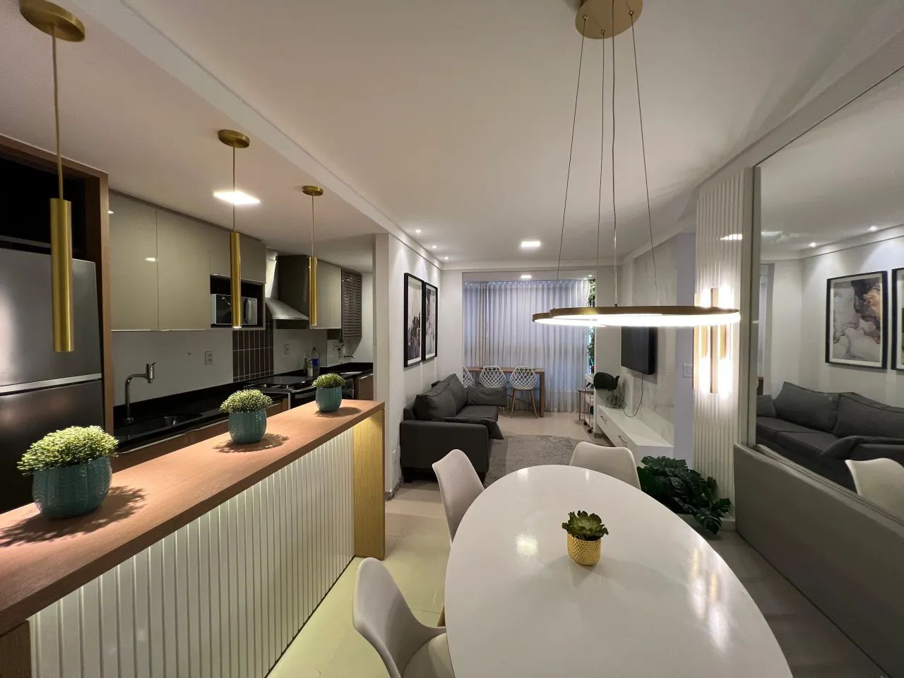 Lindo apartamento completamente montado e decorado na Praia da Itaparica