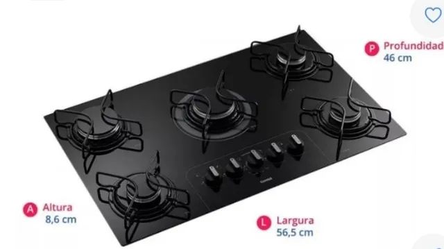 Cooktop 5 bocas Consul com controle fácil e acendimento automático - CD075AE - Foto 3