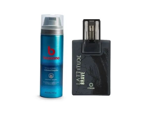 Kit Barbear e Perfume Masculino