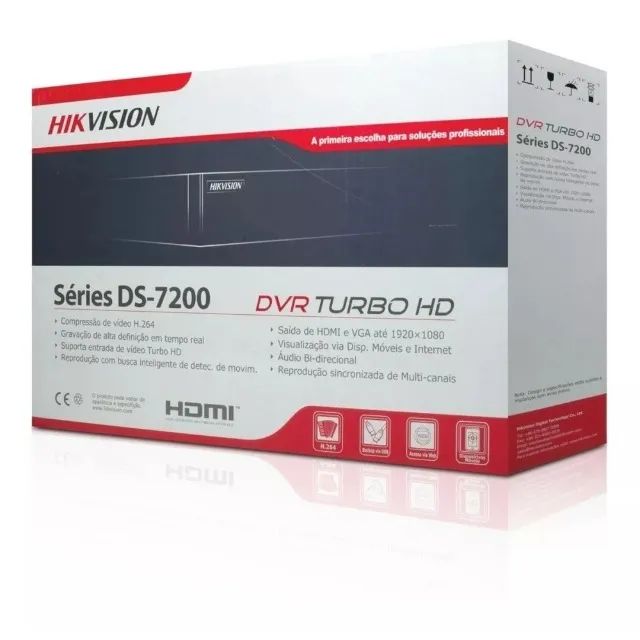 DVR Hikvision 8 Canais com HD SATA.