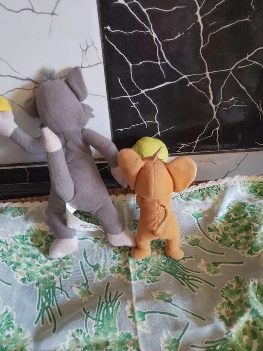 Tom e Jerry Hanna Barbera, mini pelúcia vintage colecionavel - Foto 2
