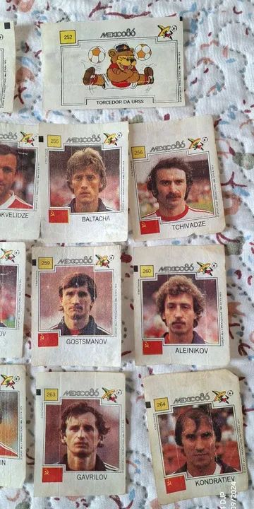 Figurinhas México 86 União Sovietica