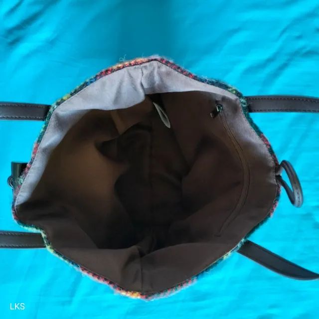 Bolsa Harris Tweed Xadrez (nova) - Foto 6