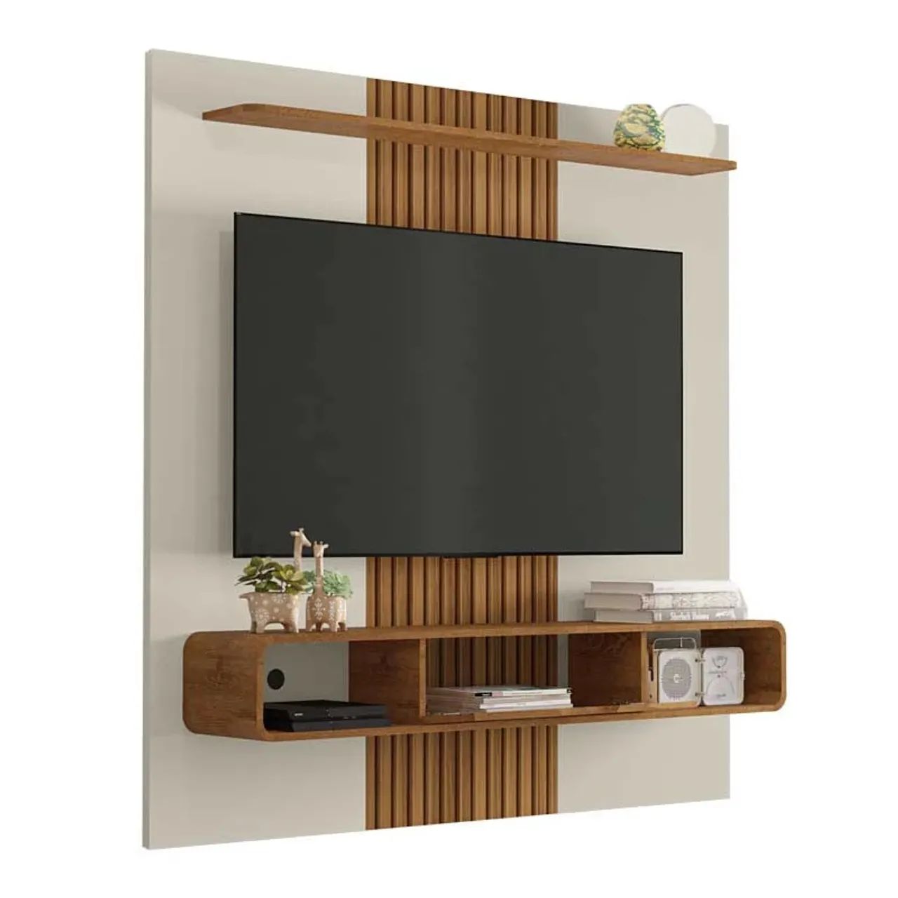 Painel Ripado 1.58m Off/Nature Bechara rf655 - Foto 2