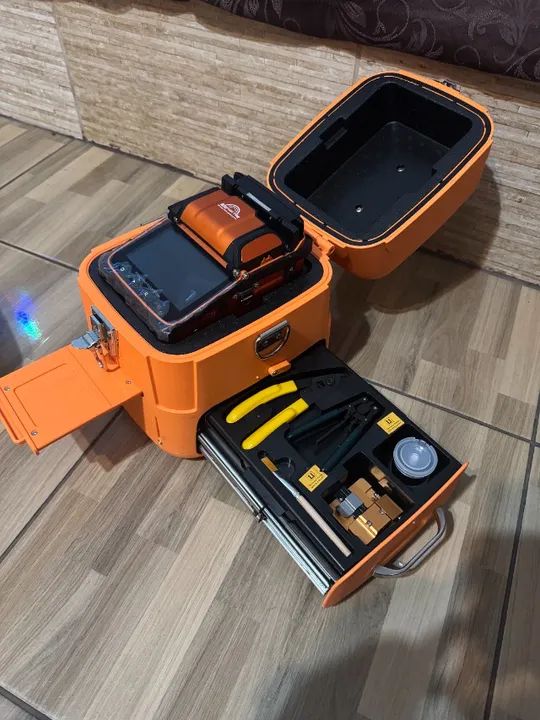 Maquina de fusão fibra optica