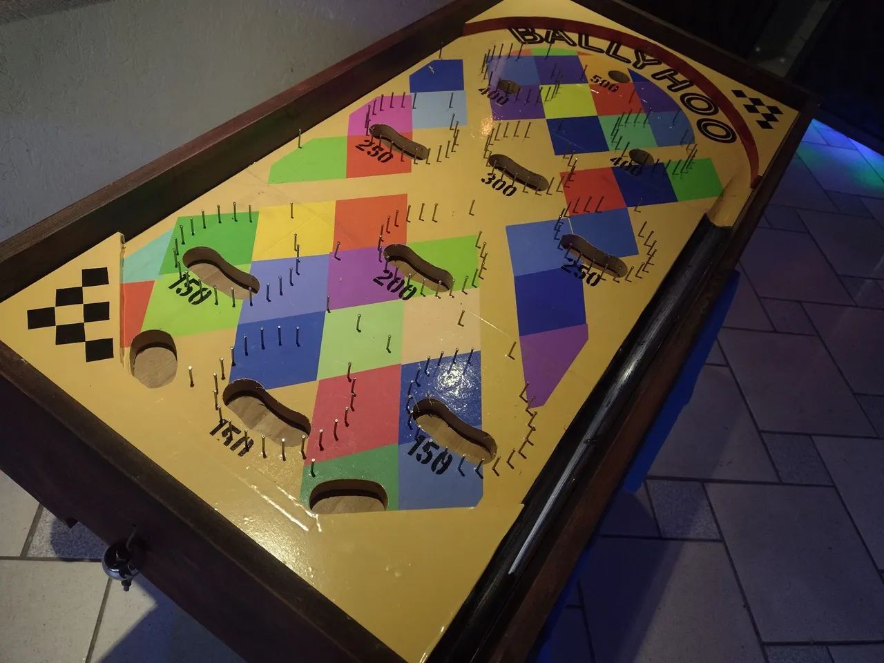 Jogo de Pinball Ballyhoo Antigo - Colecionador - Foto 5