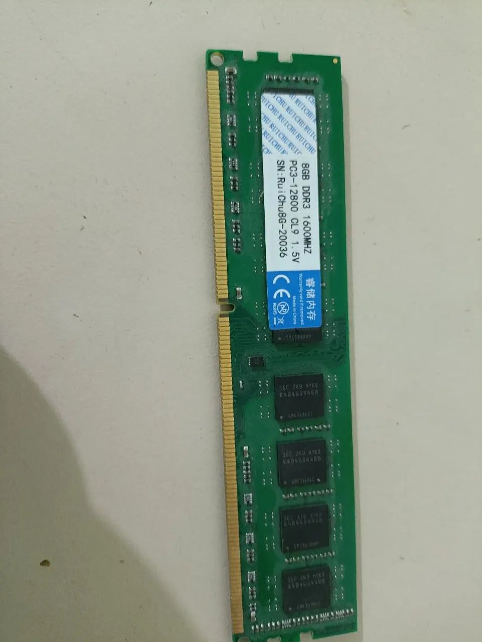 8GB DDR3 memory for AMD desktop does not work on Intel64374419152514120
