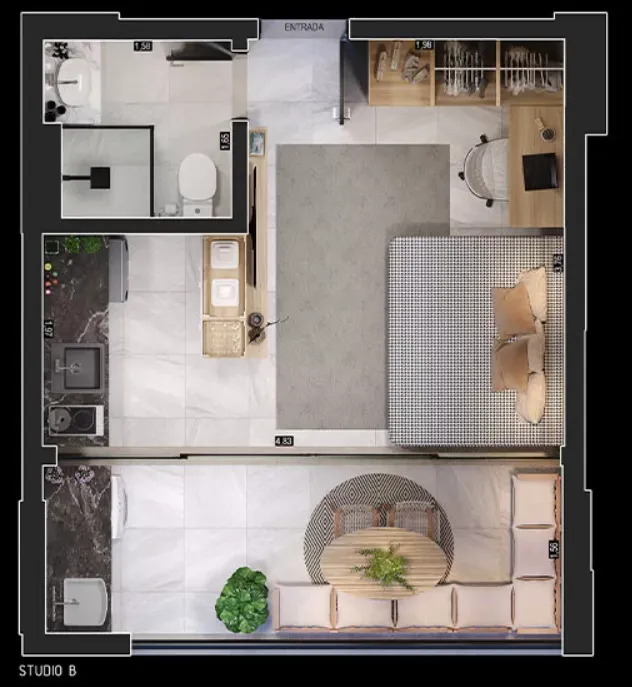 YOU by Fama Apartamento / Loft / Studio