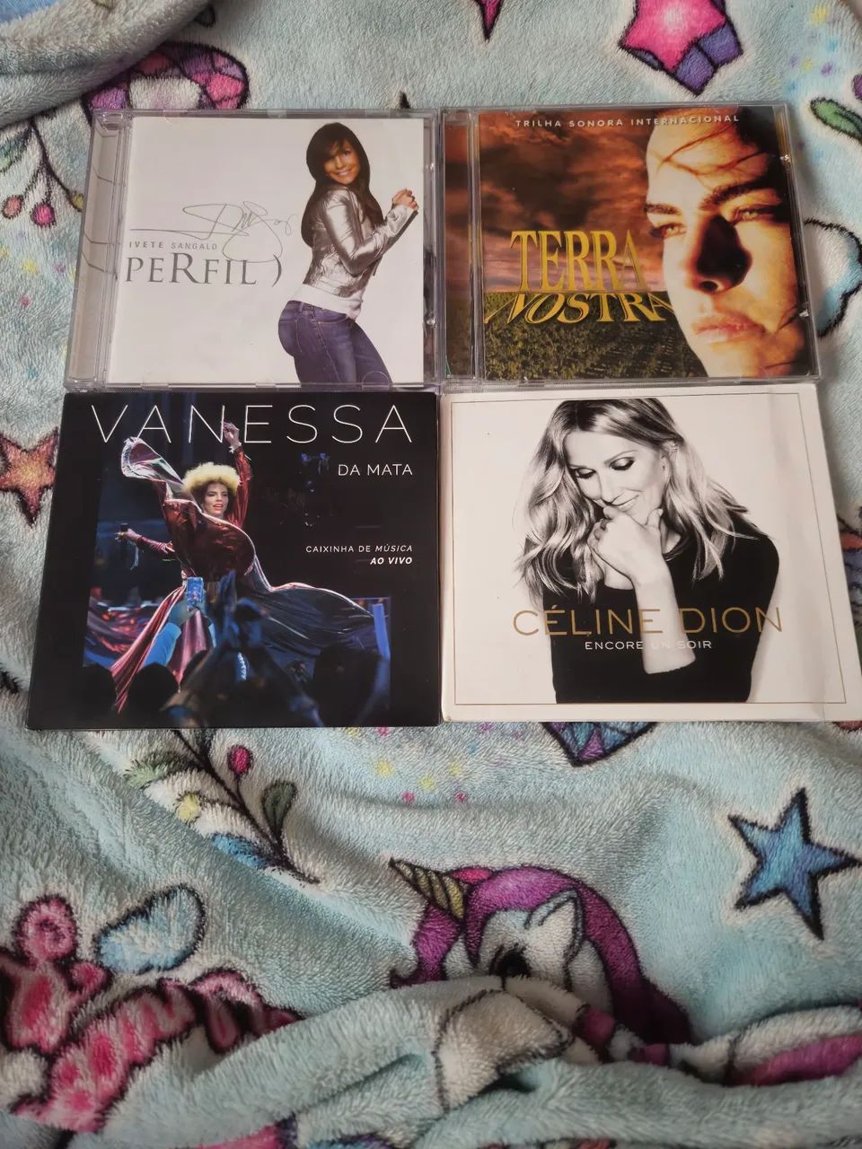 Lote de cds Divas pop celine Dion ivete sangalo terra nostra novela Vanessa Promoção 