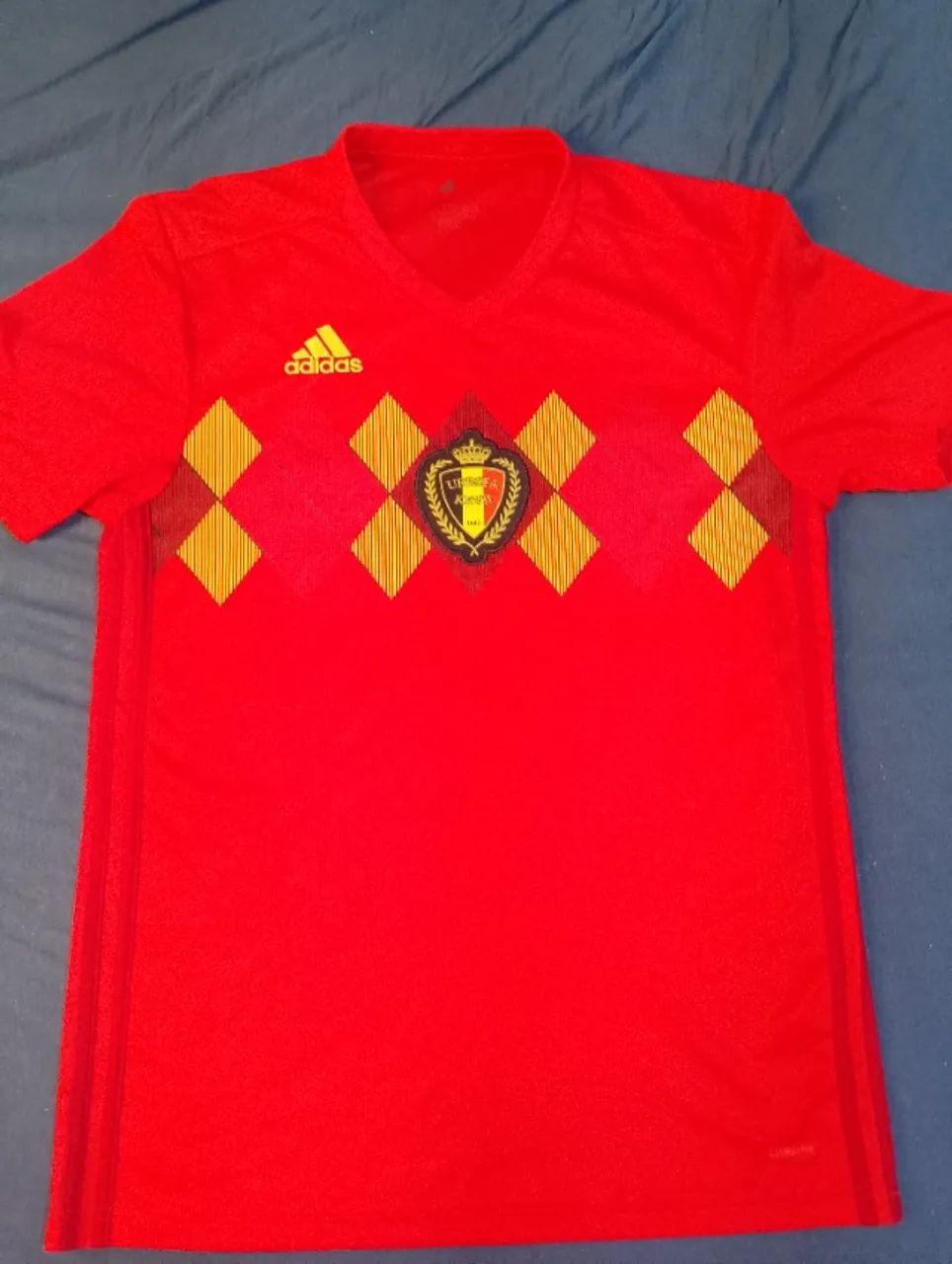 Original - Camisa Bélgica 2018 Copa do Mundo - Tamanho P - Adidas - Foto 3