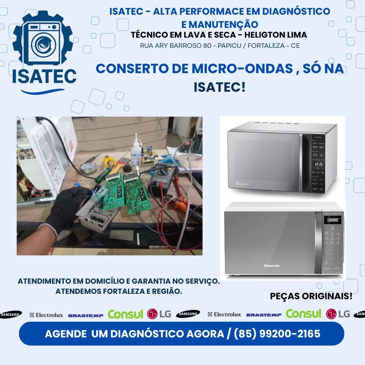 Assistência Técnica ISATEC - Lava e Seca, Máquina de Lavar - Foto 4