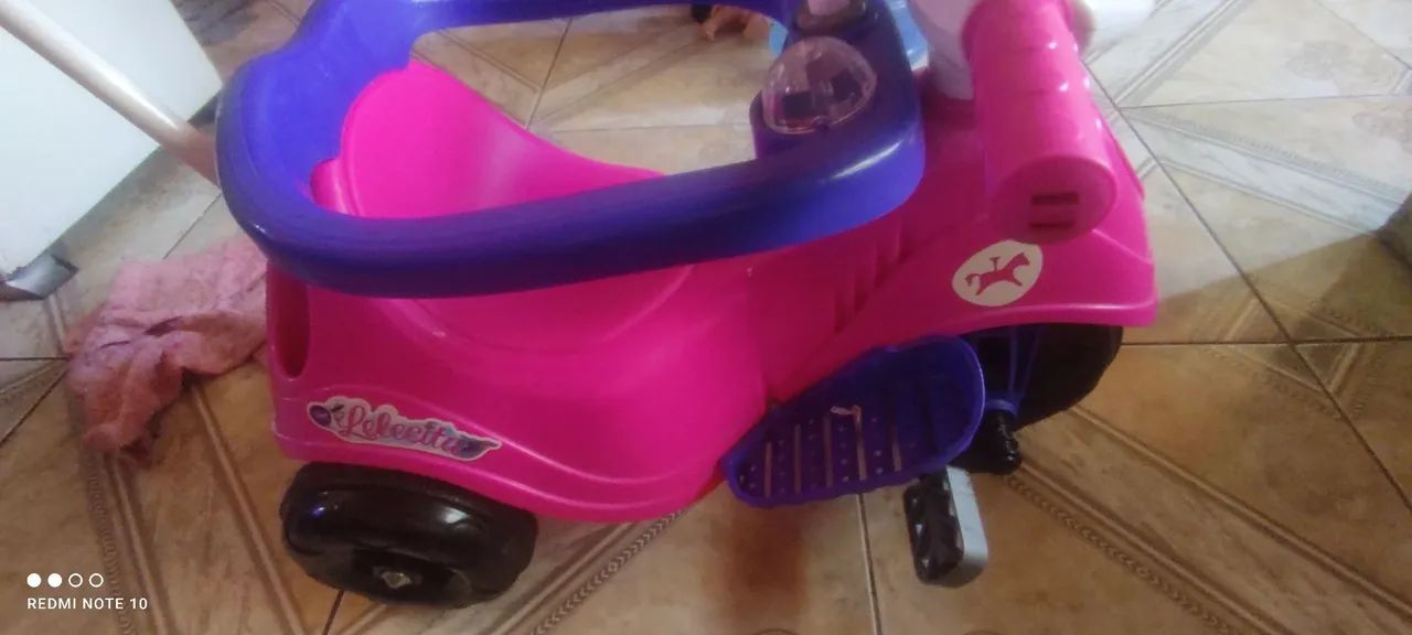 Tricilico Infantil Rosa e Lilás - Foto 4