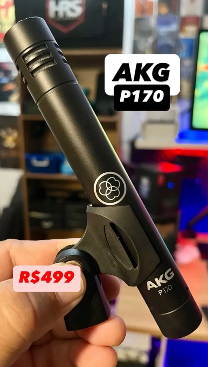 Microfone AKG P170 - Condensador de Alta Qualidade